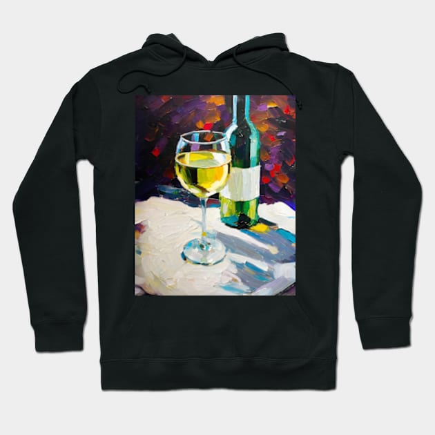 Chardonnay Hoodie by ArtFactoryAI